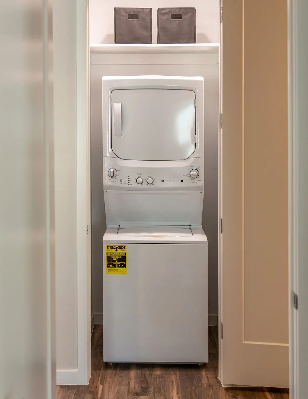 Apartment interior shown in the official gallery
